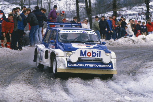 Malcolm Wilson, 1986da Monte Carlo Rallisini sürüyor